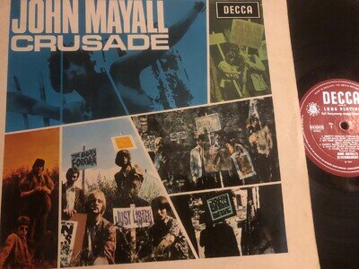 JOHN MAYALL CRUSADE 1A/1A MONO 1st UK PRESS IN VERY GOOD + CONDITION