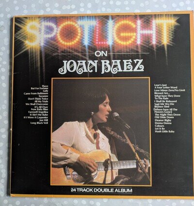 "Spotlight on Joan Baez" vinyl double album