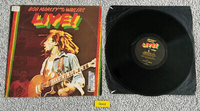 Bob Marley And The Wailers – Live! - 12" Vinyl - ILPS 9376 - Good Condition
