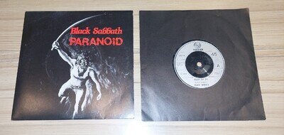 Black Sabbath 2x 7" Singles Joblot Records Metal Rock Never Say Die Paranoid