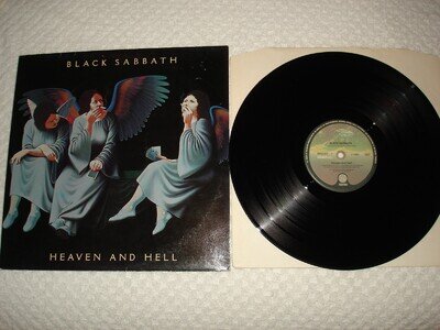 BLACK SABBATH HEAVEN AND HELL VINYL LP VERTIGO STEREO 6302 017 SCANDINAVIA VG+