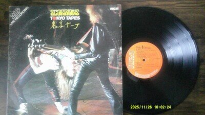 SCORPIONS - TOKYO TAPES - GATEFOLD DOUBLE VINYL ALBUM - LIVE RECORDING.