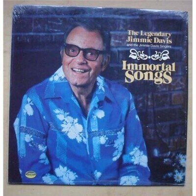 JIMMIE DAVIS IMMORTAL SONGS LP 1980 USA