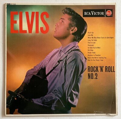 Elvis Presley LP Rock ‘N’ Roll No.2 (Orange Label, USA) (RCA SF 7528, UK)