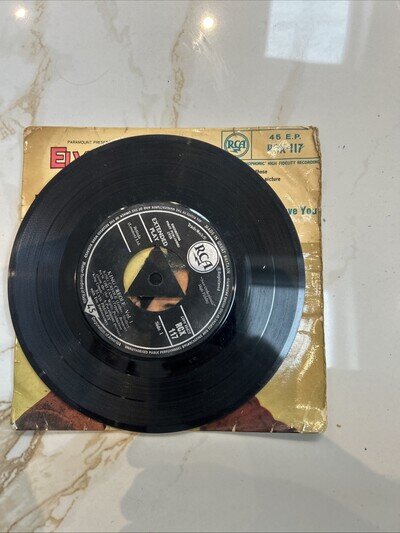 Elvis Presley King Creole 7” Vinyl Record RCX 117 Paramount Records