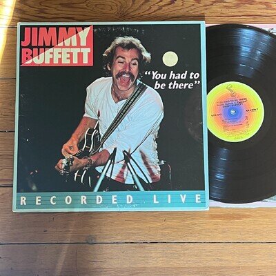 Jimmy Buffett You Had to Be There 2 LP EX w/ Poster Recorded Live (Buffet)