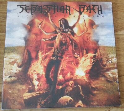 Sebastian Bach Kicking & Screaming 2011 BLACK Vinyl Record LP NEW SEALED skid