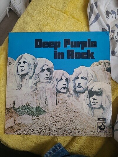Deep Purple in Rock Vinyl LP UK Harvest Press 1970