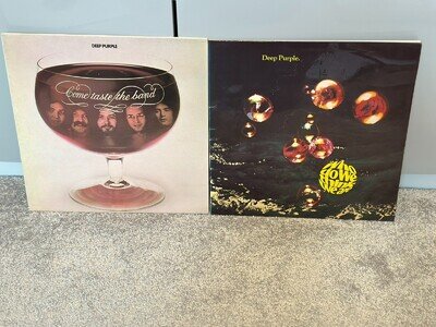 DEEP PURPLE - Who Do We Think We Are/Come Taste The Band - 2 x UK LP Lot EX/EX
