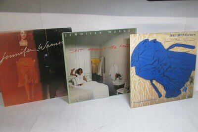 Jennifer Warnes x 3 Vinyl 12"LP Record Albums, job lot, music.