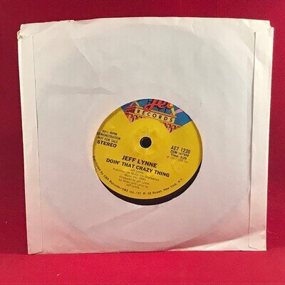 JEFF LYNNE Doin' That Crazy Thing 1977 USA DEMO vinyl single Jet Records 45 ELO