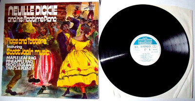 Neuille Dickie & His Ragtime Piano - Rags and Tatters - Vinyl LP - Excellent