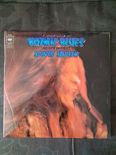 Janis Joplin. Kozmic Blues. vinyl Album. CBS Records VG+ /Ex+