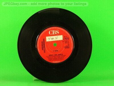 VOLLENWEIDER,ANDREAS NIGHT FIRE DANCE (137) 7" CBS
