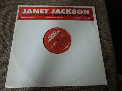 Janet Jackson Doesn't Really Matter Promo 12" Single