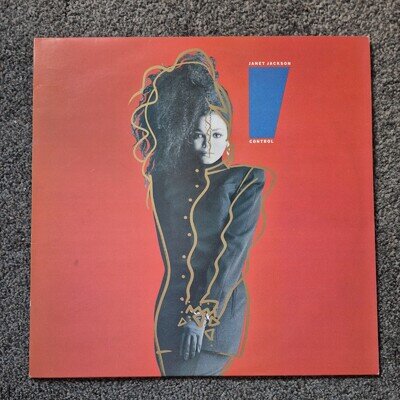 JANET JACKSON-CONTROL 12" VINYL LP ALBUM 1986!