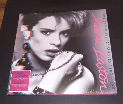 SHEENA EASTON 2LP DEFINITIVE 12" SINGLES 1983 -1987 PINK VINYL - NEW