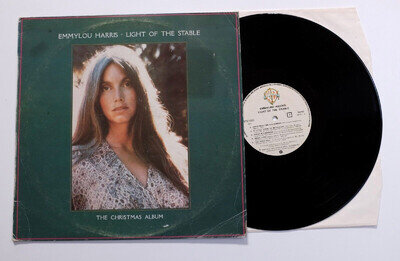 EMMYLOU HARRIS - LIGHT OF THE STABLE LP EX VINYL 1979 Christmas Album Greece
