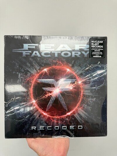 Fear Factory : Recoded (Red rainbow splatter 2LP) New & Sealed Imperfect Cover