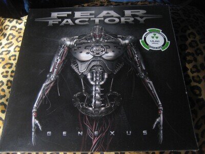 FEAR FACTORY genexus LILAC VINYL 2-LP 2015 PRESS