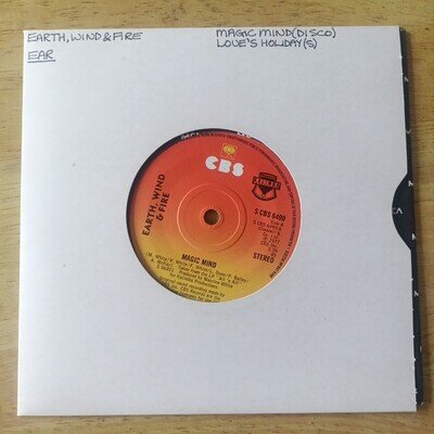 Earth, Wind & Fire: Magic Mind / Love's Holiday 7" Single S CBS 6490