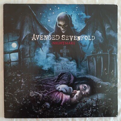 NIGHTMARE by Avenged Sevenfold. USA 2010. 790692071913. Excellent. Gatefold