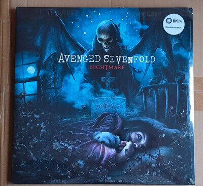 Avenged Sevenfold - Nightmare - 2023 Reissue Blue Vinyl LP - Brand New & Sealed