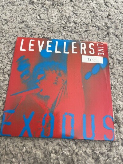 Levellers - Exodus 7” Black Vinyl 4 Track Ltd Edition Numbered EP 1996 VG+