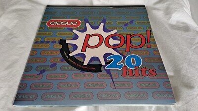 Erasure ‎'Pop! - The First 20 Hits' 1992 double vinyl LP Ex/ Ex