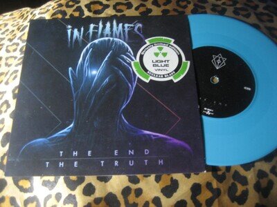 IN FLAMES the end the ruth BLUE 7" VINYL 2016 PRESS bodom arch enemy tranquility