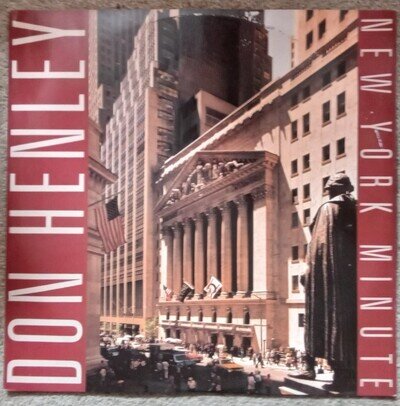 DON HENLEY NEW YORK MINUTE - ORIGINAL UK GEFFEN 12" VINYL SINGLE THE EAGLES