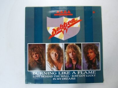 Dokken: Burning Like A Flame 1988 UK GATEFOLD 12"