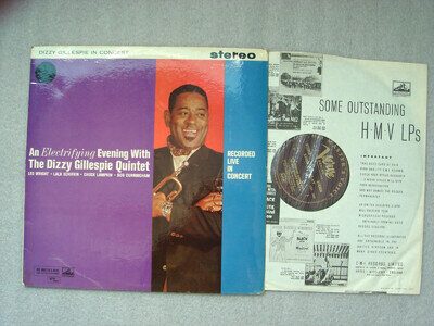 Y5-DIZZY GILLESPIE QUINTET-An Electrifying Evening with the Dizzy Gillespie -LP