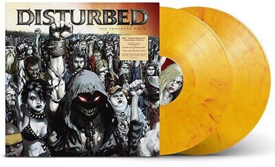 Disturbed - Ten Thousand Fists (Yellow Flame 2LP) [New Vinyl LP] Colored Vinyl,