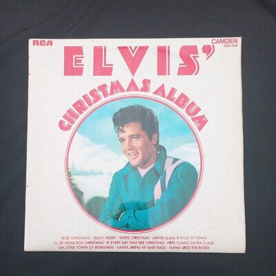 Elvis Presley "Elvis' Christmas Album" Vinyl LP CDS 1155 NEAR MINT VINYL