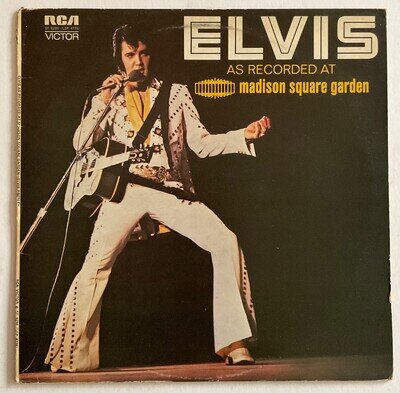 Elvis Presley LP As Recorded At Madison Square Garden (Black) (RCA SF 8296, UK)