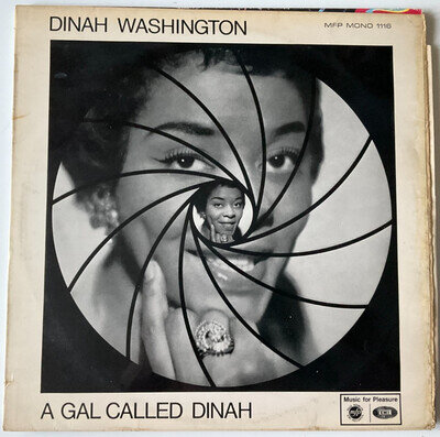 Dinah Washington /A Gal Called Dinah UK 1962 JAZZ VERY GOOD+ LP VINYL