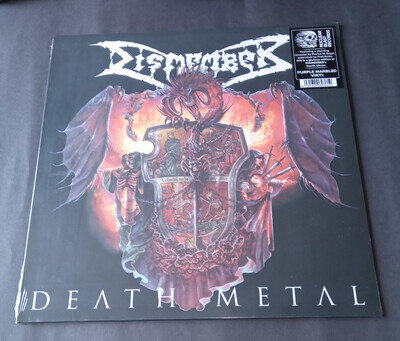 DISMEMBER LP DEATH METAL PURPLE MARBLE VINYL - NEW & SEALED