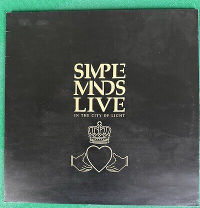 Simple Minds Live In The City of Light 1st Press 2LP Vinyl 12"