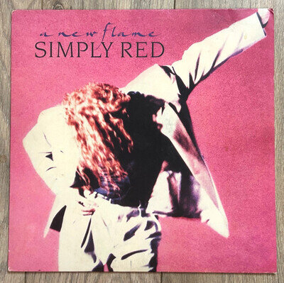 Simply Red - A New Flame - Vinyl LP 1989 with lyric Inner WEA WX242