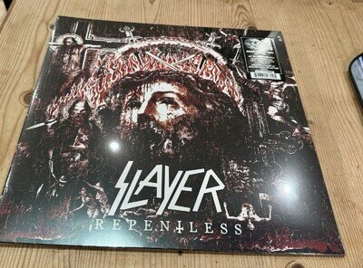 Slayer - Repentless - Ltd Edition 10th Anniversary Silver Red Splatter Vinyl LP