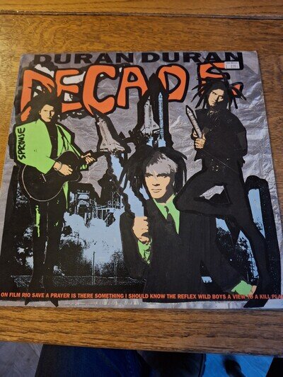 Duran Duran - Decade - Vinyl LP - 1989 Compilation VG/VG Condition