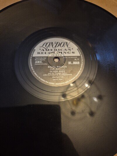 Duane Eddy Rebel Rouser Stalkin' 78 RPM