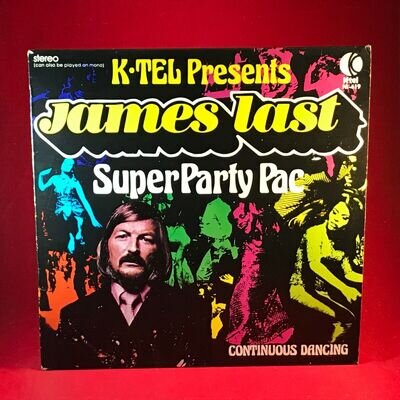 JAMES LAST Super Party Pac Continuous Dancing 1974 Vinyl LP Theme From Shaft