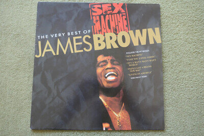 JAMES BROWN – SEX MACHINE: THE VERY BEST OF JAMES BROWN LP – EXC+ UK FUNK SOUL
