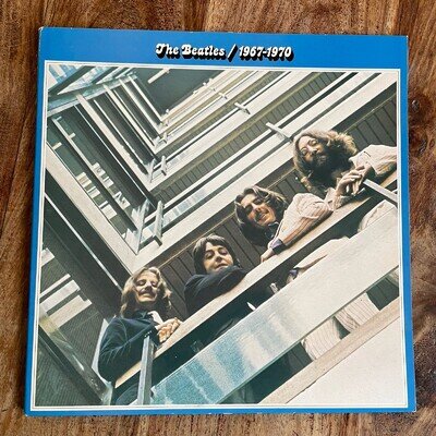 THE BEATLES - 1967-1970 EX/NEAR MINT DOUBLE VINYL LP / FOURTH PRESSING 1983