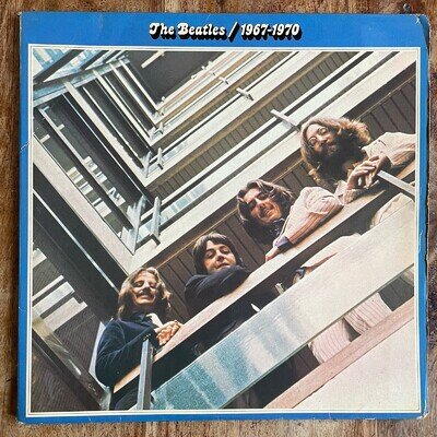 THE BEATLES - 1967-1970 EX-/EX+ DOUBLE VINYL LP / FIRST PRESSING / INNERS