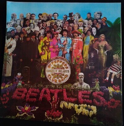 The Beatles Sergeant Pepper Lonely Heart's Club Band Vinyl Record PCS 7027