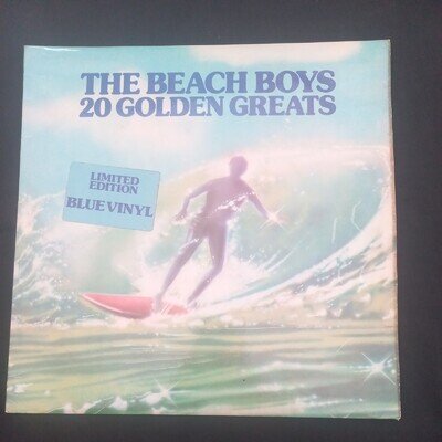 THE BEACH BOYS- 20 GOLDEN GREATS- BLUE VINYL LP A2 B2