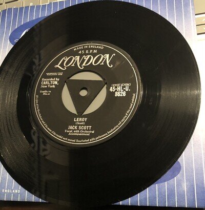 Jack Scott-‘My True Love/Leroy’ NM, Rockabilly, Rock n’ Roll, Tri Centre .